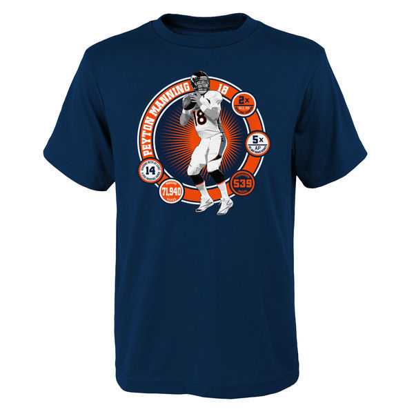 Denver Broncos Peyton Manning Youth Career Accomplishments Name x26 Number WEM T-Shirt - Navy Blue,We sell and wholesale Denver Broncos Peyton Manning Youth Career Accomplishments Name x26 Number WEM T-Shirt - Navy Blue on line form chian!